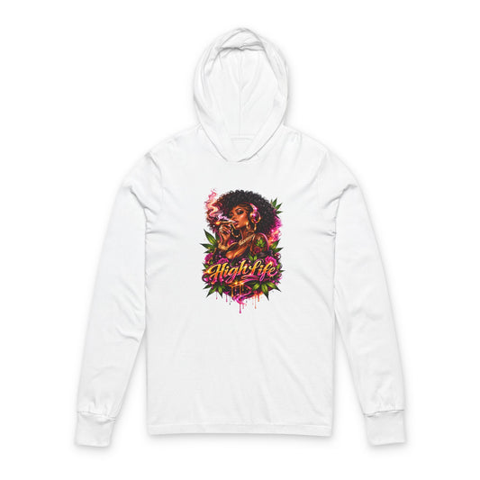 High Life Unisex Hooded Long Sleeve Tee